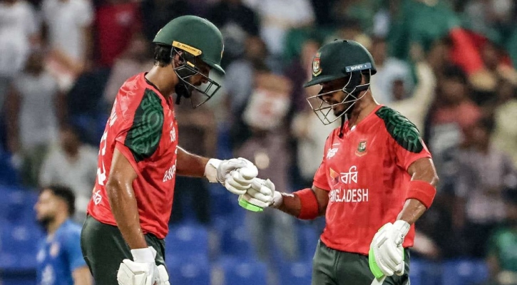 আফগানিস্তানের সামনে ১৫৫ রানের চ্যালেঞ্জ ছুড়ে দিল বাংলাদেশ